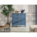 Meuble à 3 tiroirs, Mobilier américain, Convient pour chambre, salon, bureau